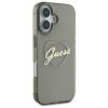 Guess GUHCP16MHCHGSPK iPhone 16 Plus 6.7 czarny/black hardcase IML Heart
